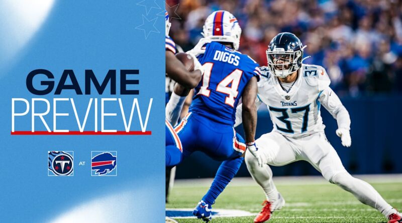 Game Preview: The Titans travel to Buffalo to face the Bills